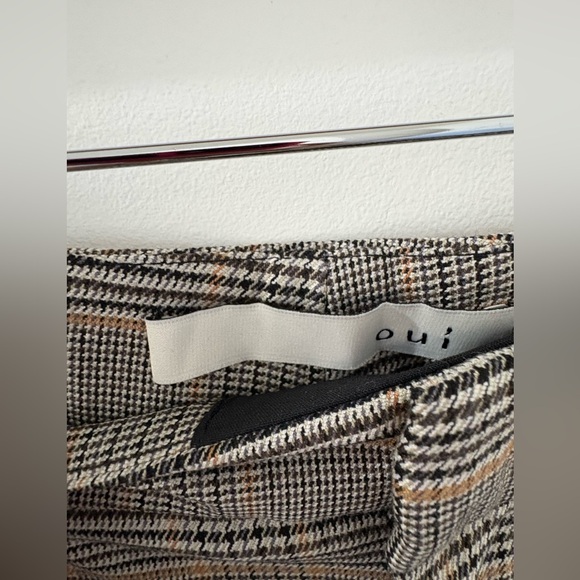 Plaid Wide Leg Women's Pants - Picture 4 of 7